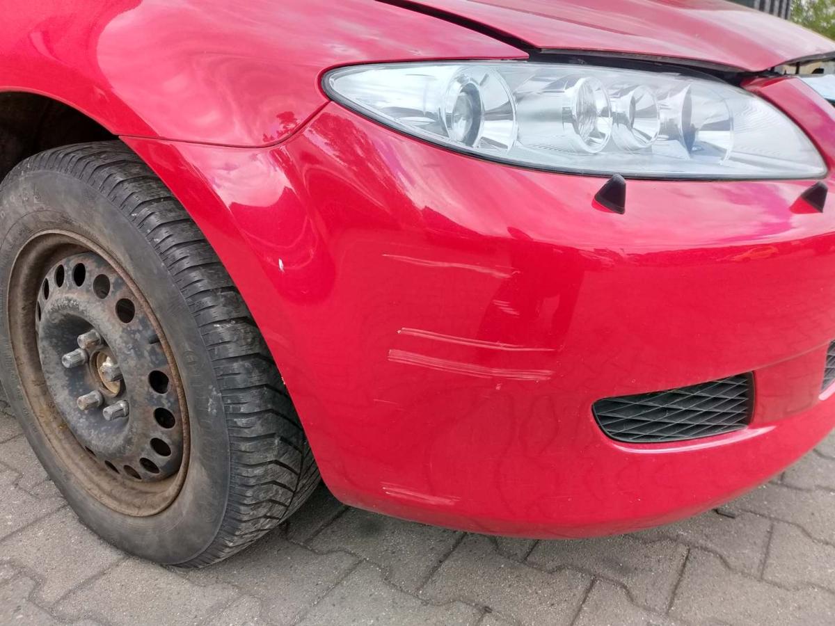 Mazda 6 GG GY Bj.2003 original Stoßstange Stossfänger vorn Rot
